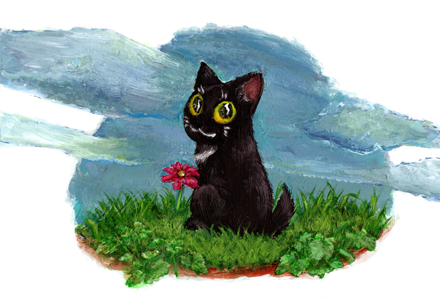 黒ねこカンちゃん